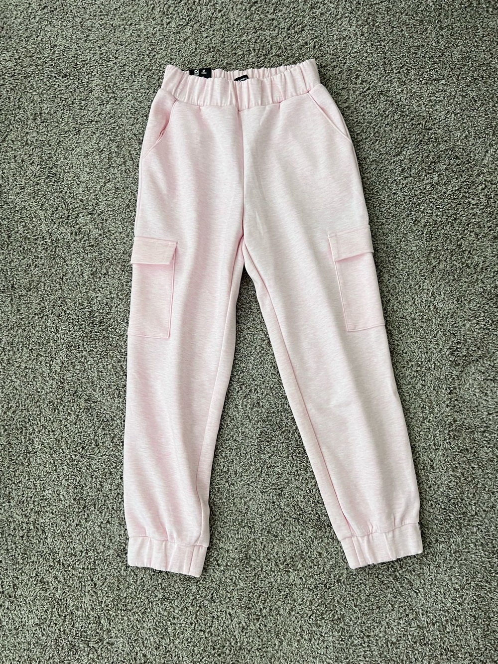 Express Light Pink Cargo jogger for women